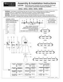 Notice Progress Lighting P3056 Éclairage
