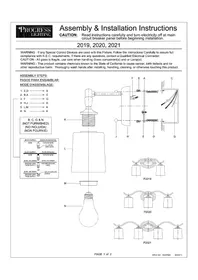 Notice Progress Lighting P2021 Éclairage