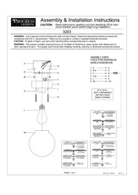 Notice Progress Lighting P3203 Éclairage