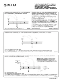 Notice DELTA RP30395 Robinetterie de cuisine