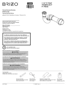 Notice Brizo BT031121 Plomberie