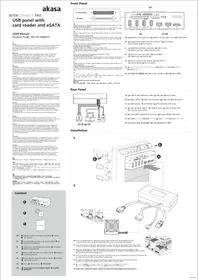Notice AKASA INTERCONNECT AKHC05BKV2 Lecteur de mémoire