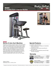 Notice Body-Solid PRO CLUBLINE S2ACX Équipement de fitness