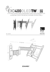 Notice ERARD EXO 400 OLEDTW3 Support écran plat