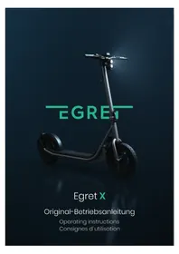 Notice EGRET X PRIME Scooter