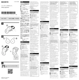 Notice SONY LINKBUDS OPEN HACL910S Accessoire audio