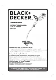 BLACK &amp; DECKER GH3000 - Débroussailleuse