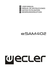 Notice Ecler ESAM402 Table de mixage