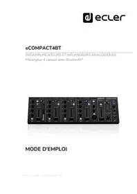 Notice Ecler ECOMPACT4BT DJ Equipment