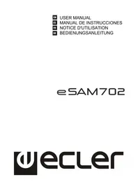 Notice Ecler ESAM702 Table de mixage