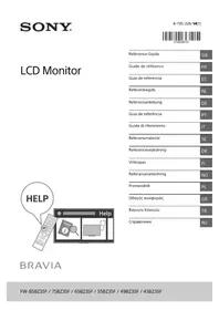 Notice SONY BRAVIA FW49BZ35F Οθόνη