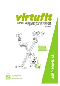 Notice VirtuFit FOLDING BIKE WITH TABLET HOLDER Formateur de vélo d'intérieur