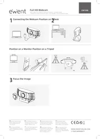 Notice Ewent EW1590 Webcam