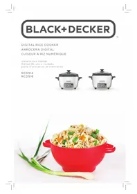 Notice BLACK & DECKER RCD516 Rice cooker
