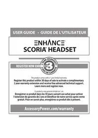 Notice Enhance SCORIA Casque