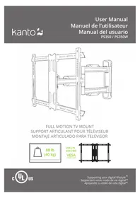 Notice Kanto PS350 Support mural pour téléviseur