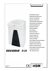 HSM Securio B26c - Makulator