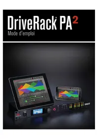 Notice DBX DRIVERACK PA2 Processeur