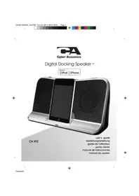 Notice Cyber Acoustics CA492 Haut-parleur
