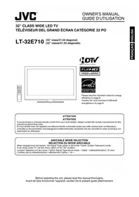 Notice JVC LT32E710 Télévision