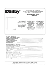 DANBY DUF408WE - Freezer