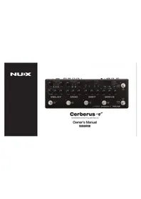Notice NUX CERBERUS Pédale d'effets pour guitare
