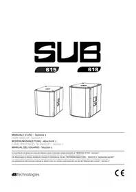 Notice DB Technologies SUB 618 Altoparlante