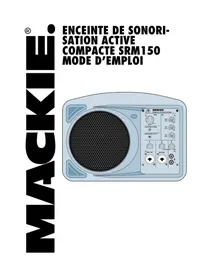 Notice MACKIE SRM150 Haut-parleur