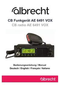 Notice ALBRECHT AE 6491 VOX Radio