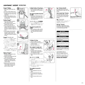 Notice MSR LIGHTNING ASCENT Chaussure de sport
