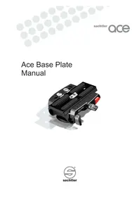 Notice Sachtler ACE BASE PLATE Photo/Video Accessories