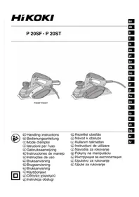 Notice HITACHI P 20SF Rabot