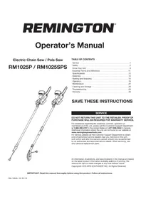 REMINGTON RM1025SPS - Saw