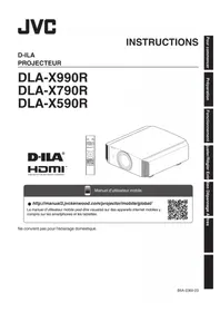 Notice JVC DLAX590R Projecteur