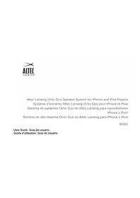 Notice ALTEC LANSING OCTIV DUO M202 Haut-parleur