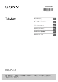 Notice SONY KDL32W6600 Projetor