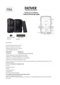 Notice DENVER WCM8010 Appareil photo