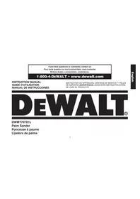 DEWALT DWMT70781L - Sander