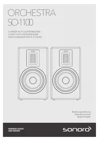 Notice SONORO ORCHESTRA SO11000 Haut-parleur