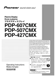 Notice PIONEER PDP427CMX Téléviseur