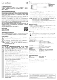 Notice Renkforce RF3388350 Carte réseau / adaptateur