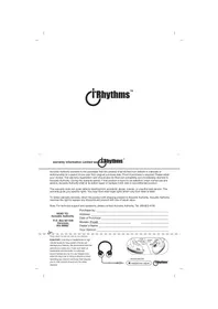 Notice Cyber Acoustics IRHYTHMS A9900 Ecouteur