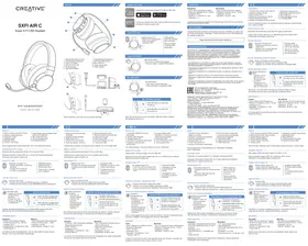 Notice CREATIVE SXFI AIR C Casque
