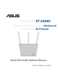 Notice ASUS RTAX68U Juhtmevaba ruuter