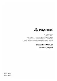 Notice SONY PLAYSTATION PULSE 3D Casque audio