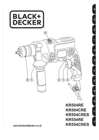 Notice BLACK & DECKER KR554CRESXE Hammer