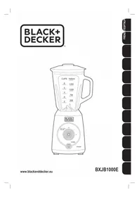 Notice BLACK & DECKER BXJB1000E Blender