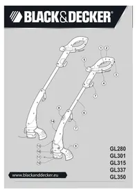 Notice BLACK & DECKER GL315 мотокоса