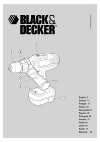 Notice BLACK & DECKER HP146F4BK τρυπάνι
