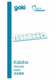 Notice Goki KALAHA Jeu de société